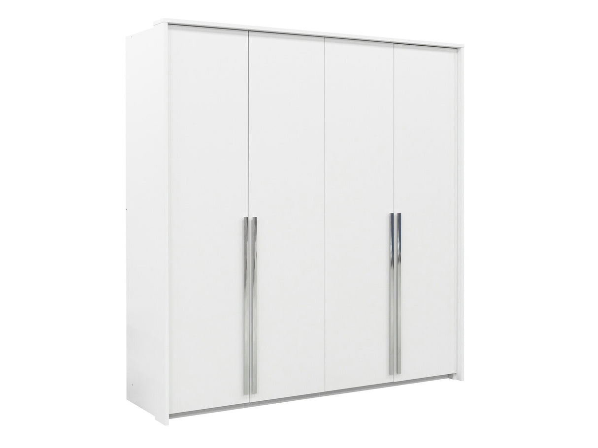 Gardróbszekrény Szafa GENUA 210, Szín: Fehér