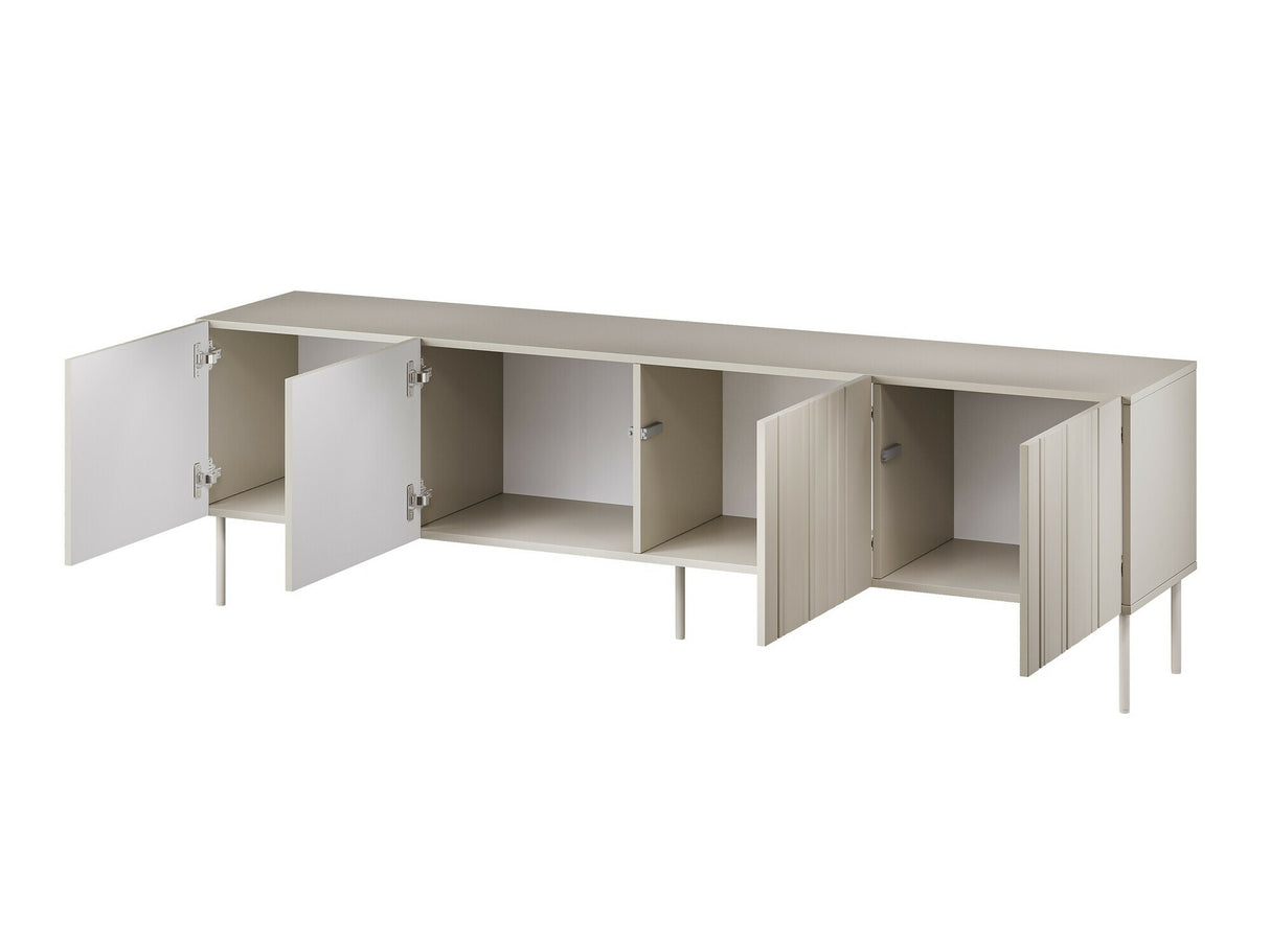 TV-állvány Szafka RTV ISLA 200 4D, Szín: Fekete