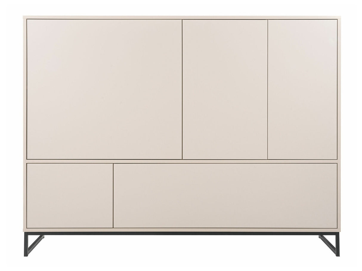 Könyvespolc Komoda GENUA, Szín: Beige