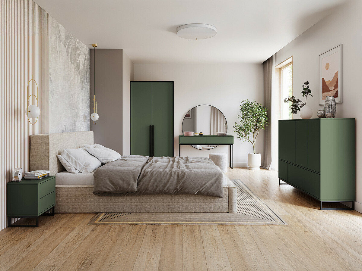 Könyvespolc Komoda GENUA, Szín: Zöld