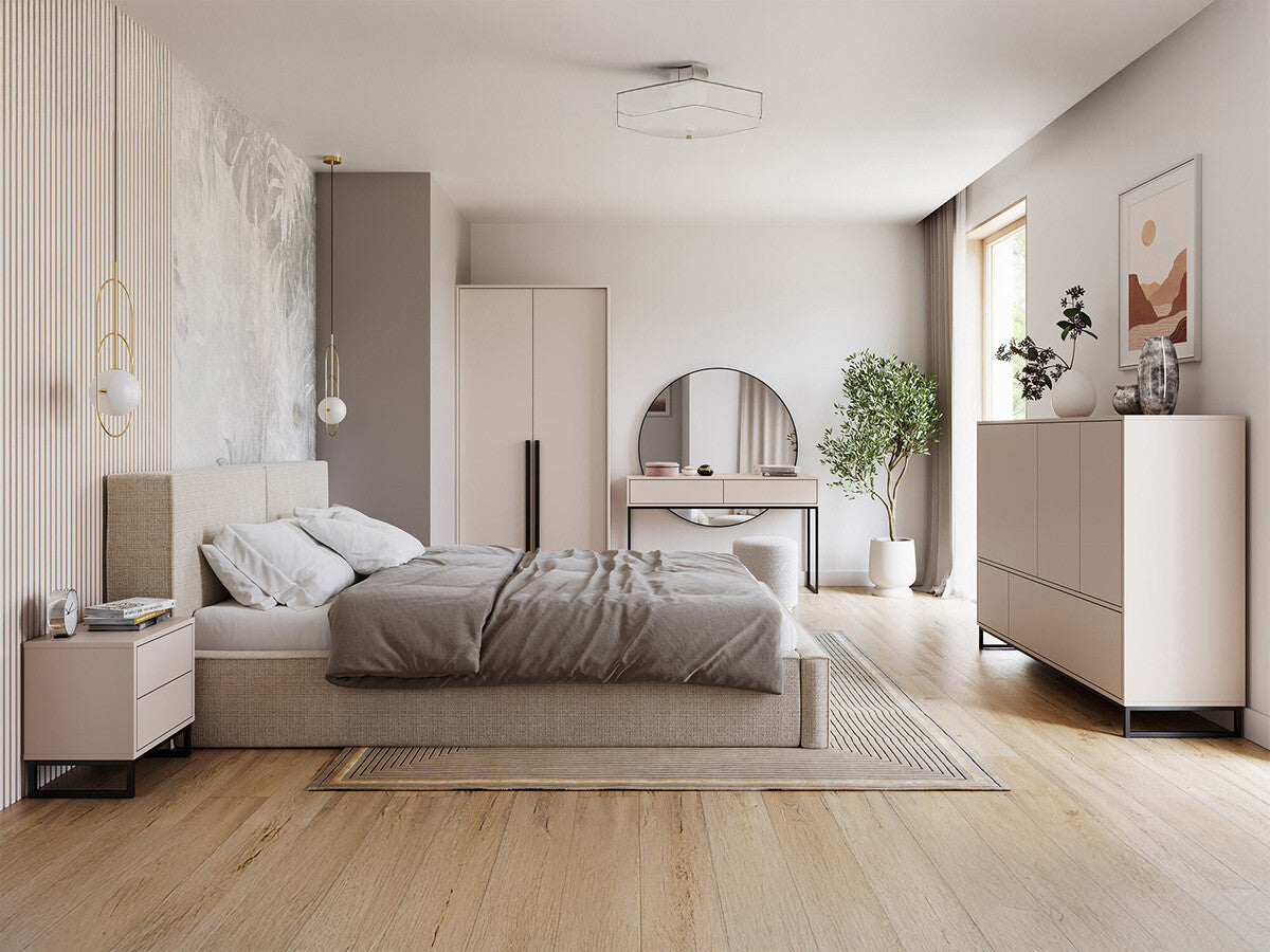 Hálószoba garnitúra Meble GENUA II, Szín: Beige