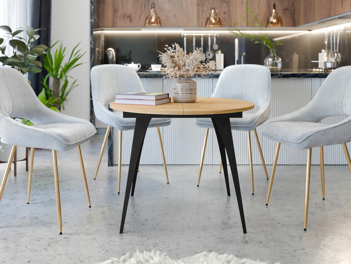 Asztal Stół CARMINA 100 (Kézműves aranytölgy)