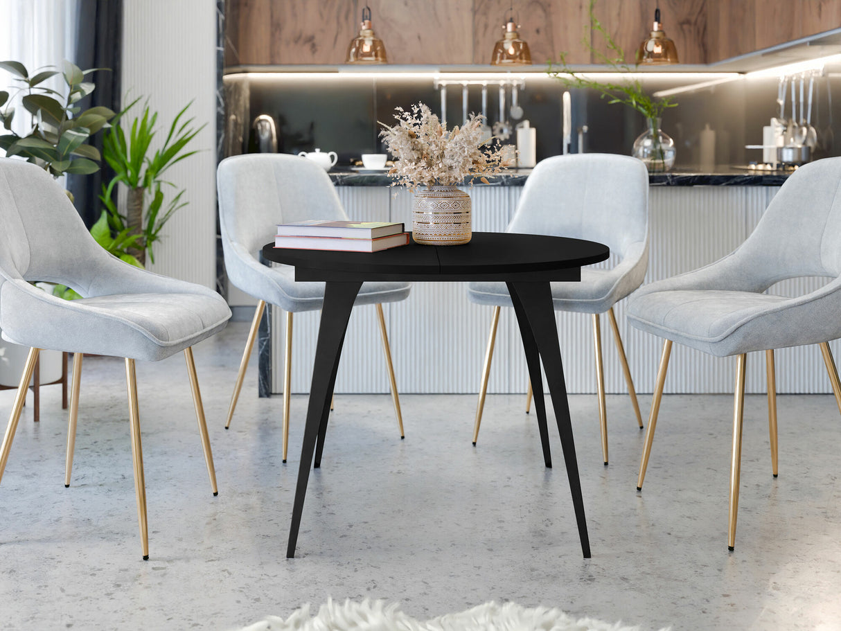 Asztal Stół CARMINA 100 (Fekete)