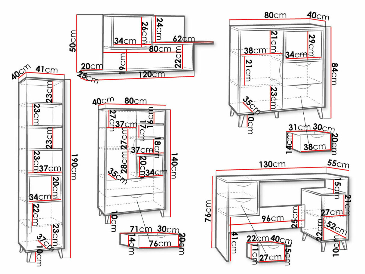 Gyerekszoba garnitúra Joker IV (Ziturko)
