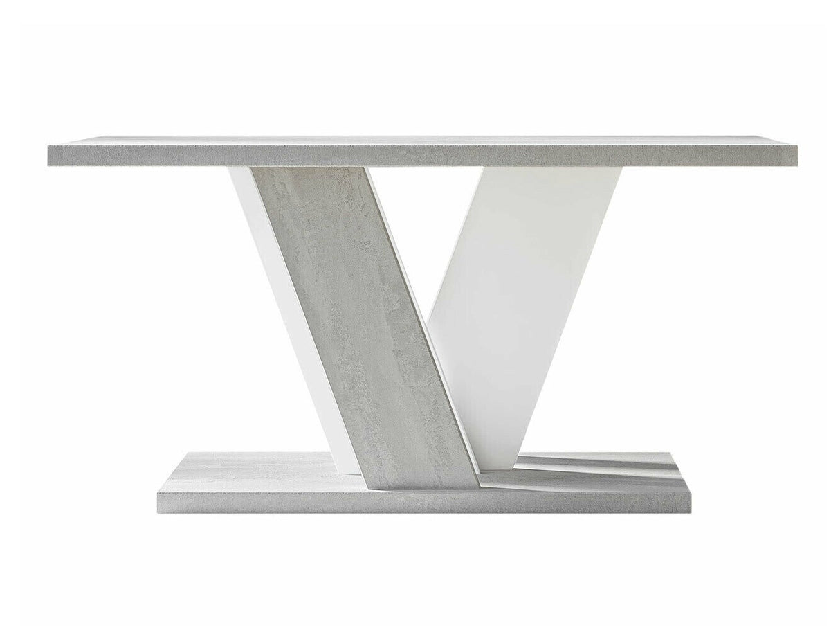 Dohányzóasztal Stolik kawowy VINEY, Szín: Szürke + Fehér