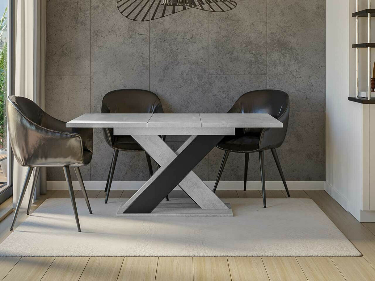 Asztal Xao (Dulcato), Szín: Szürke + Fekete