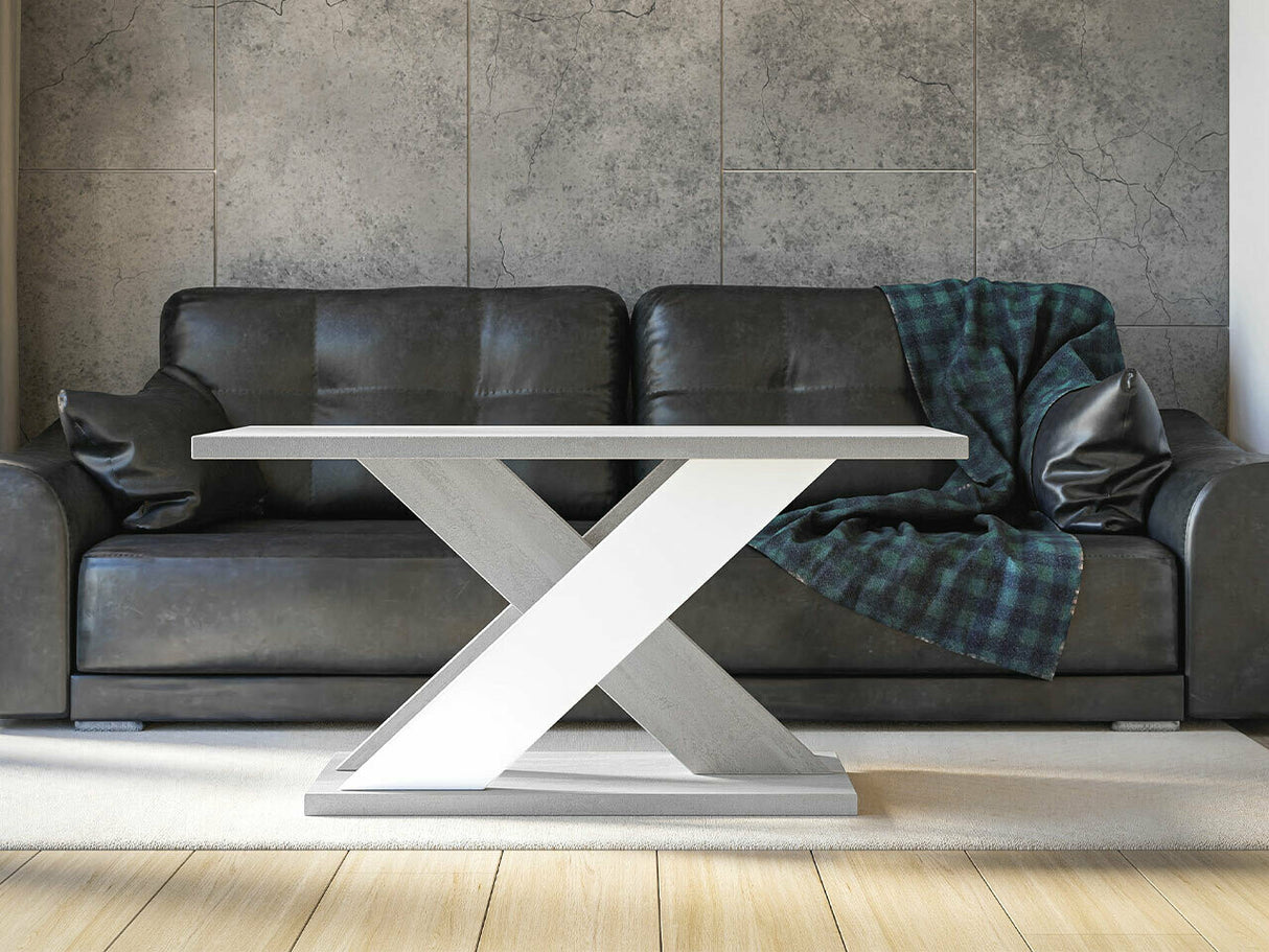 Dohányzóasztal Xao (Dulcato), Szín: Szürke + Fehér