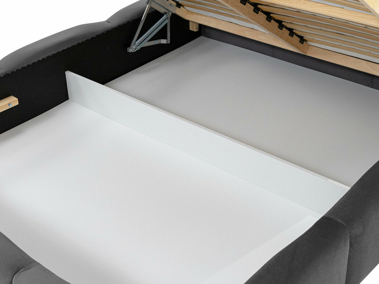 Ágy Łóżko tapicerowane OLWERIA, Szín: Kronos 07, Alvó felület mérete: 140 x 200 cm