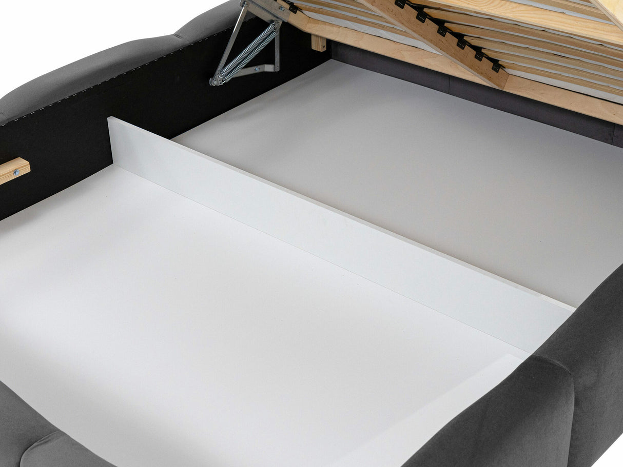 Ágy Łóżko tapicerowane OLWERIA, Szín: Kronos 46, Alvó felület mérete: 160 x 200 cm