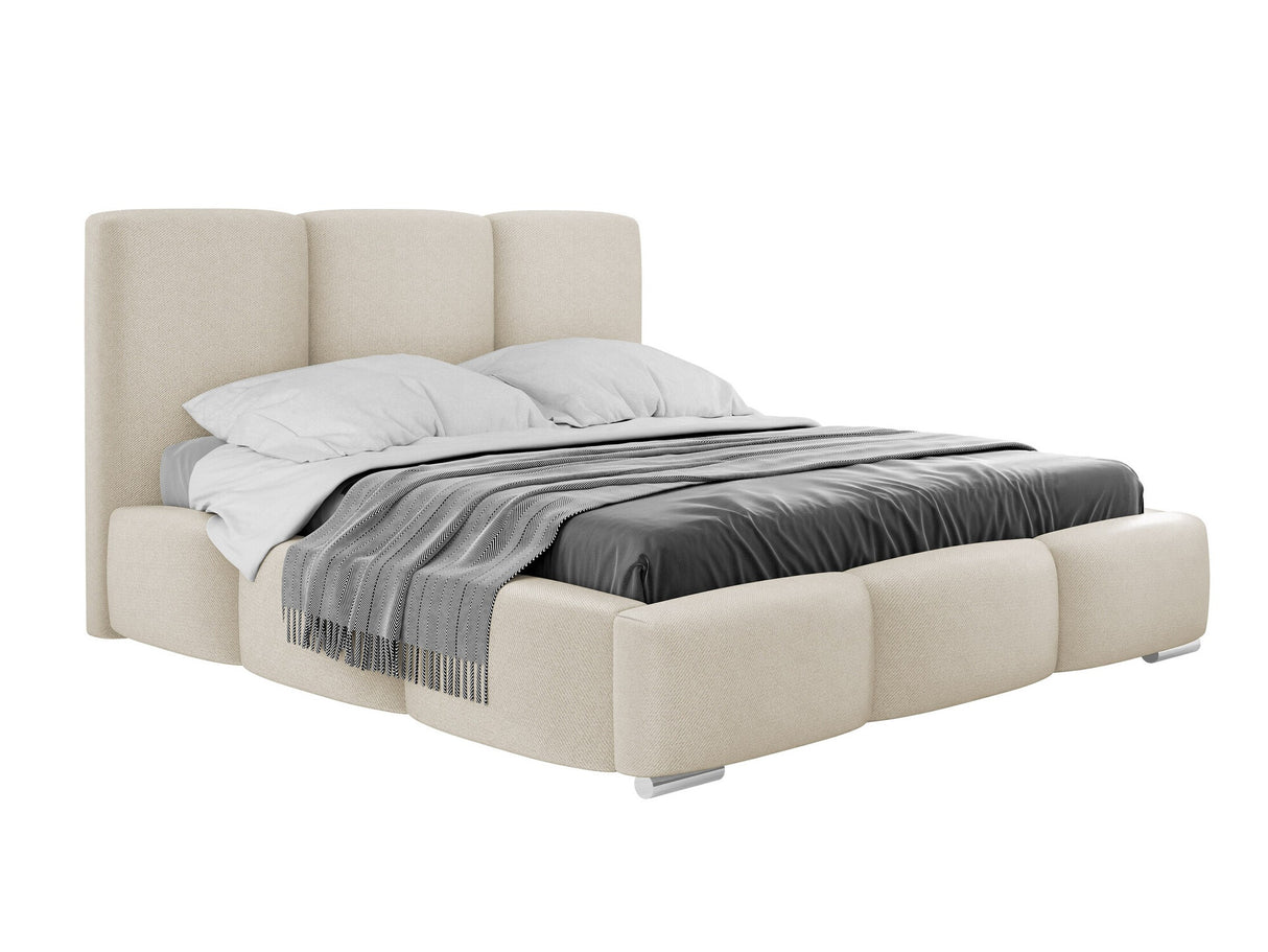 Ágy Łóżko tapicerowane OLWERIA, Szín: Paros 01, Alvó felület mérete: 140 x 200 cm