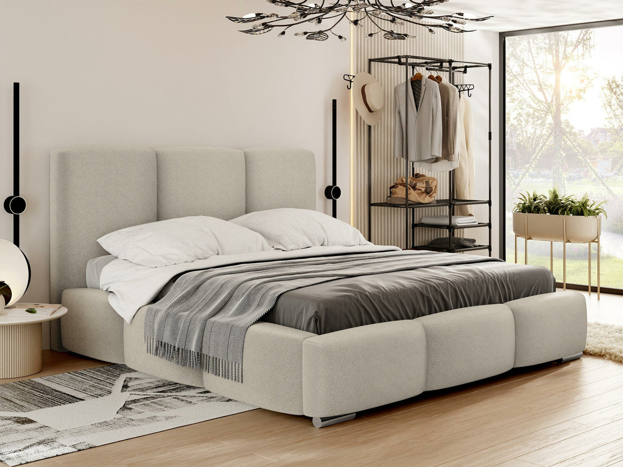 Ágy Łóżko tapicerowane OLWERIA, Szín: Paros 02, Alvó felület mérete: 140 x 200 cm