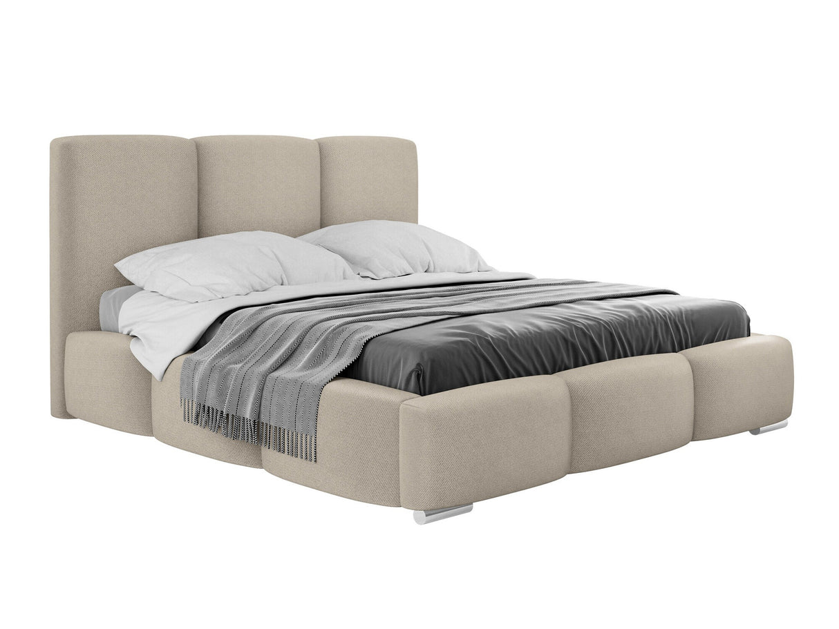 Ágy Łóżko tapicerowane OLWERIA, Szín: Paros 02, Alvó felület mérete: 140 x 200 cm