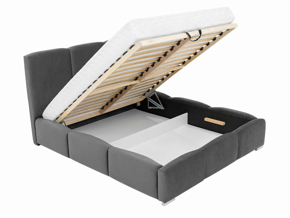 Ágy Łóżko tapicerowane OLWERIA, Szín: Paros 02, Alvó felület mérete: 140 x 200 cm