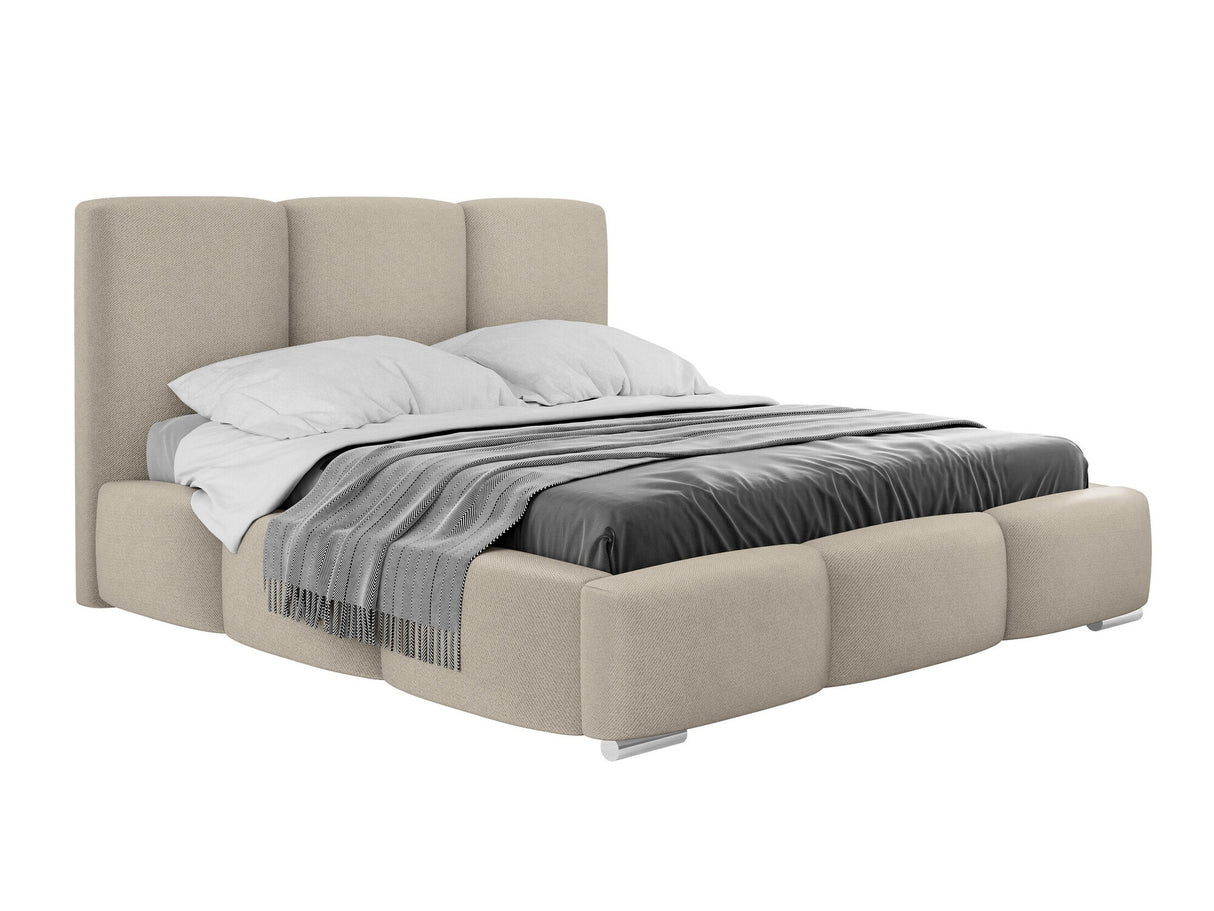 Ágy Łóżko tapicerowane OLWERIA, Szín: Paros 02, Alvó felület mérete: 160 x 200 cm