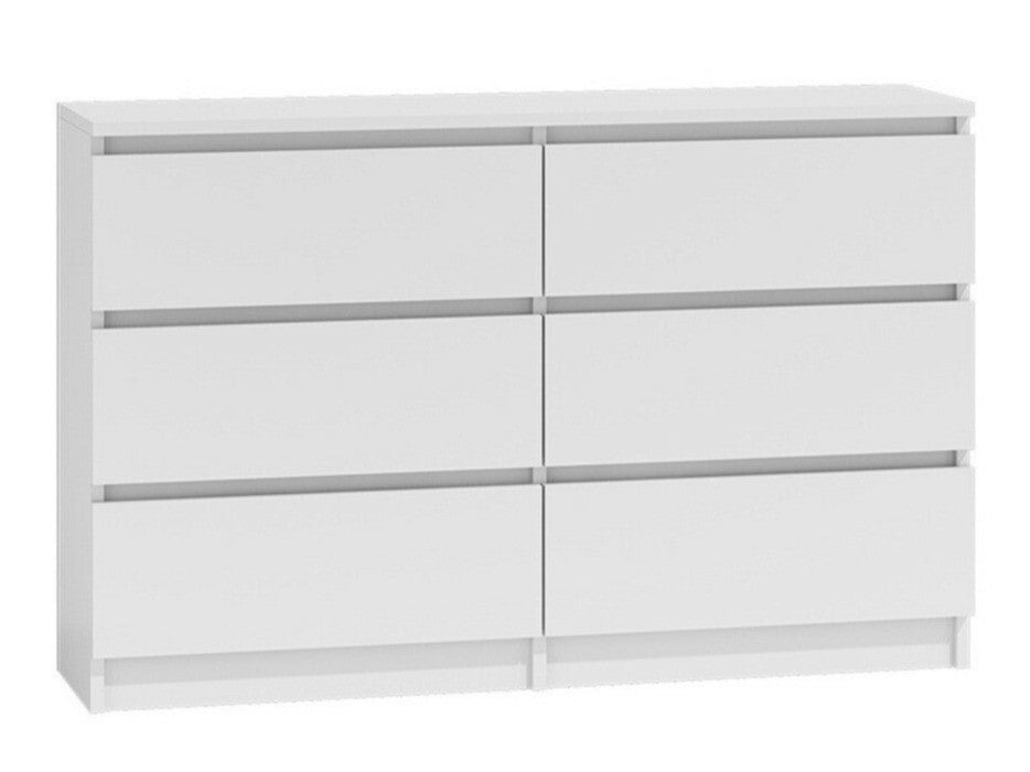 Komód MALWA M6 120 (Osko OK6), Szín: Fehér