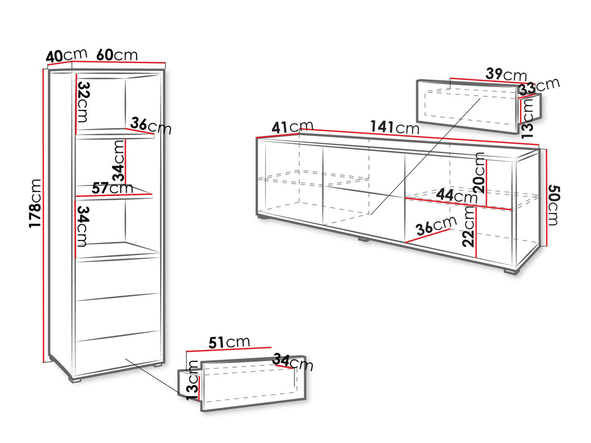 Nappali szett Zestaw GESITA IV Kaszmir (Kasmír)