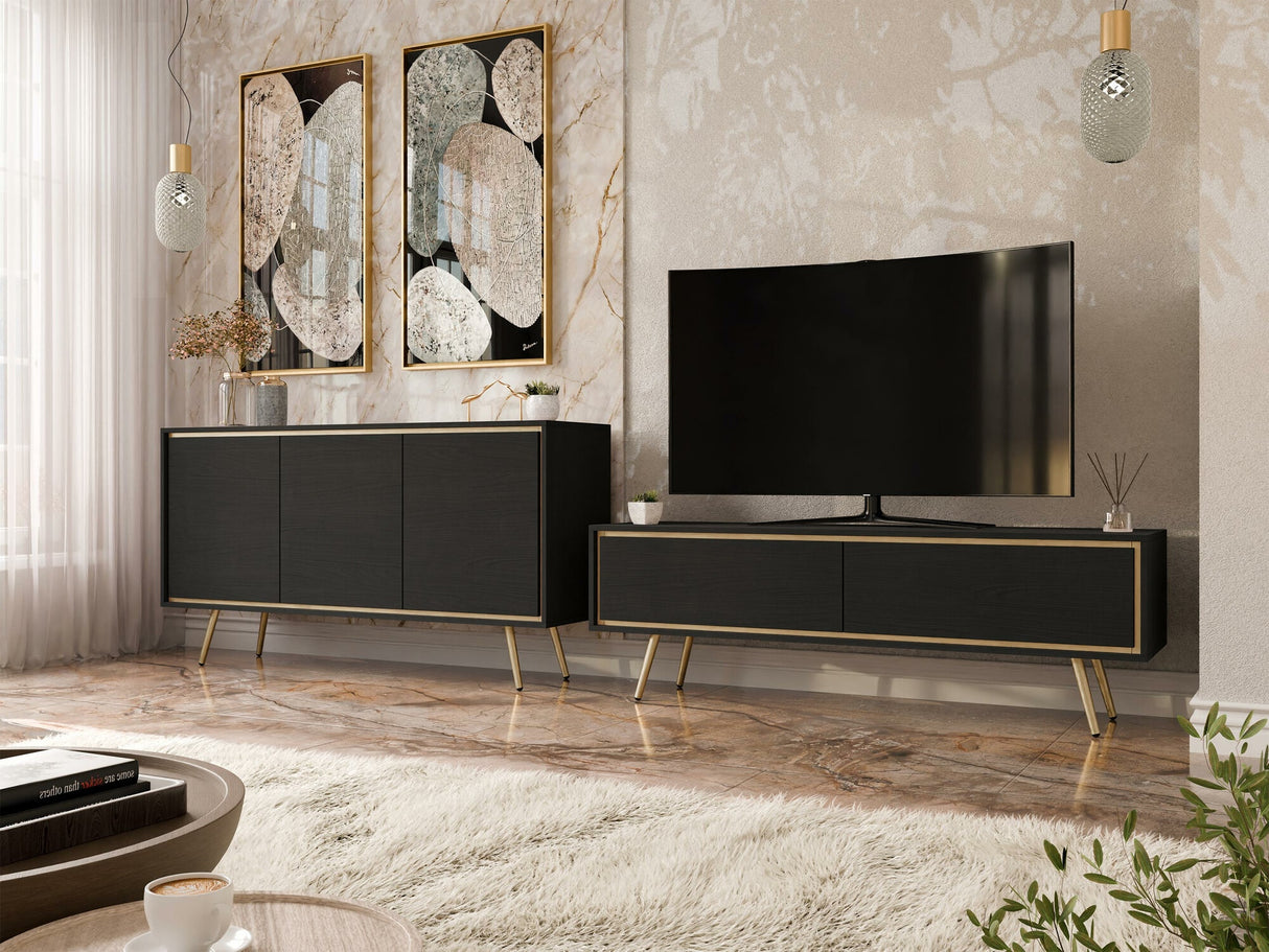 Szekrény Komoda TORI TR-01, Szín: Grafit