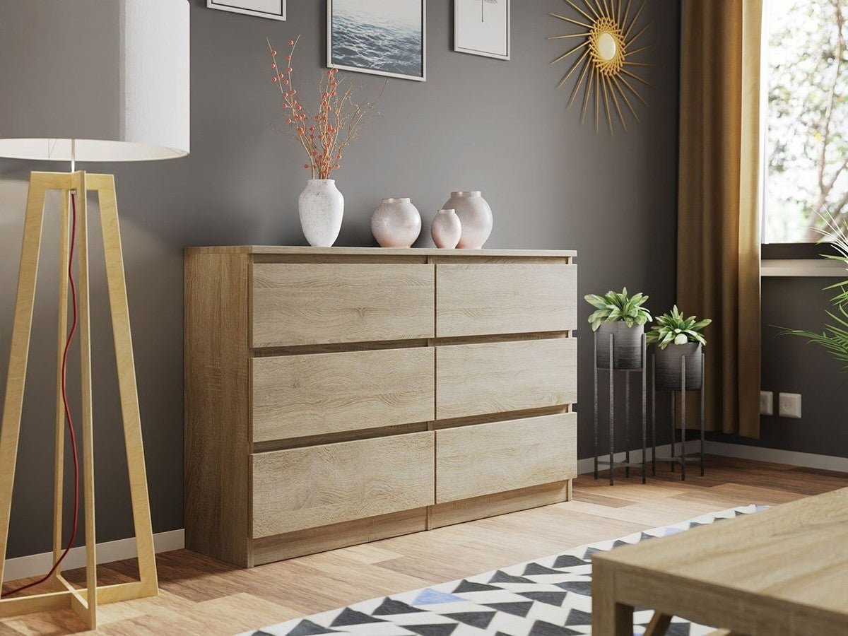 Komód MALWA M6 120 (Osko OK6), Szín: Sonoma tölgy