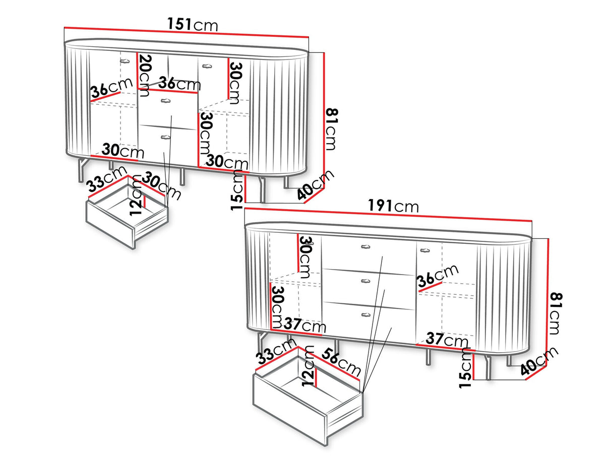 Nappali szett Meble ZANTE III, Szín: Fekete