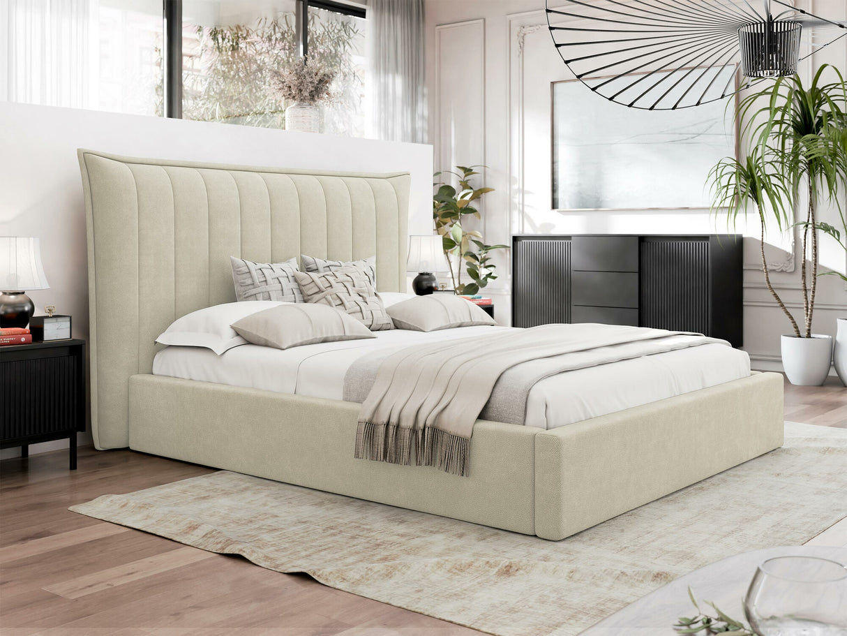 Ágy Łóżko tapicerowane LILKUS, Szín: Paros 1, Alvó felület mérete: 160 x 200 cm