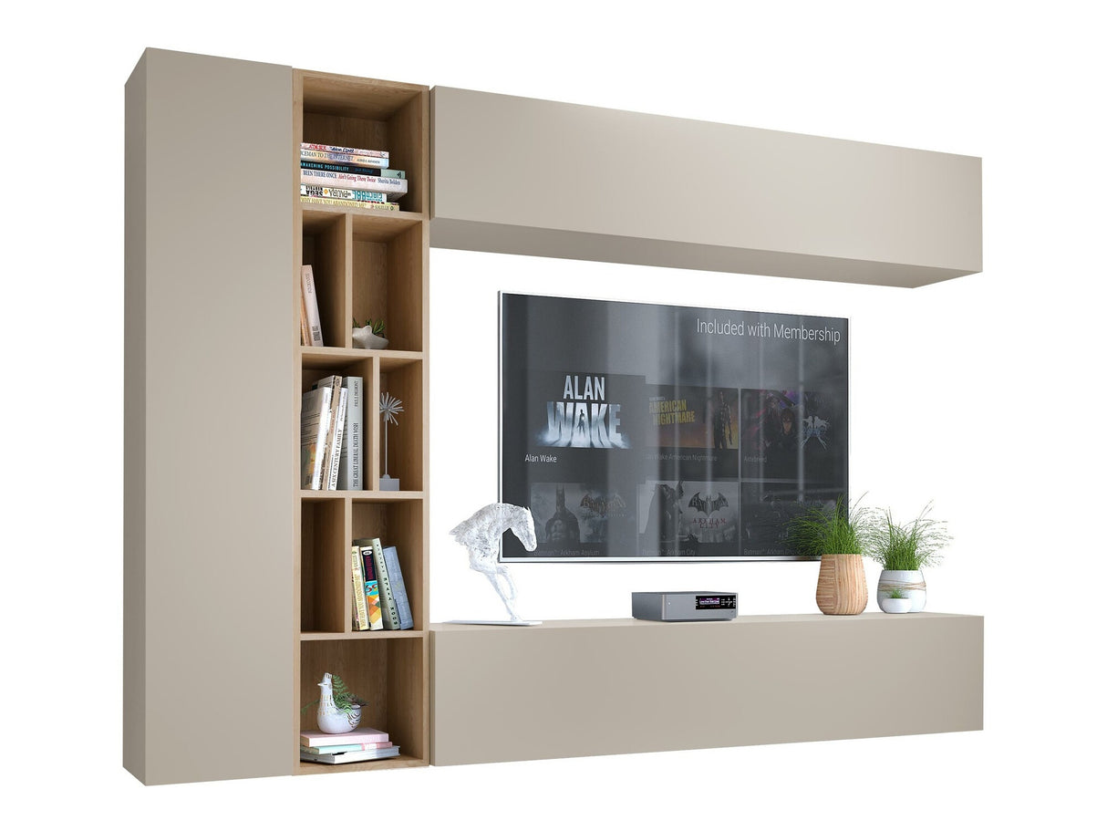 Nappali szett KODITA (Leronia), Szín: Kasmír + Artisan tölgy