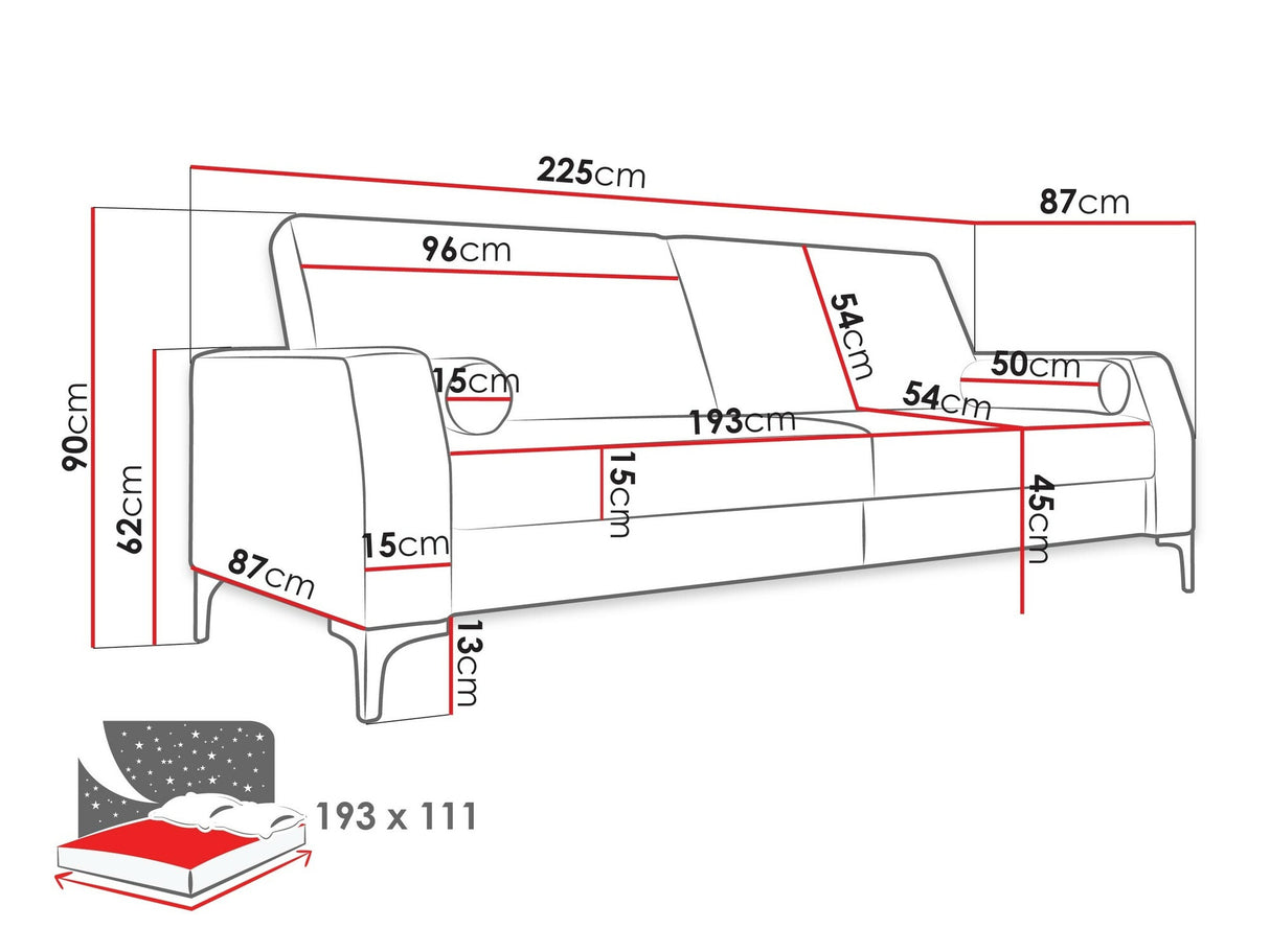 Kanapéágy NOELIA (Facundo)