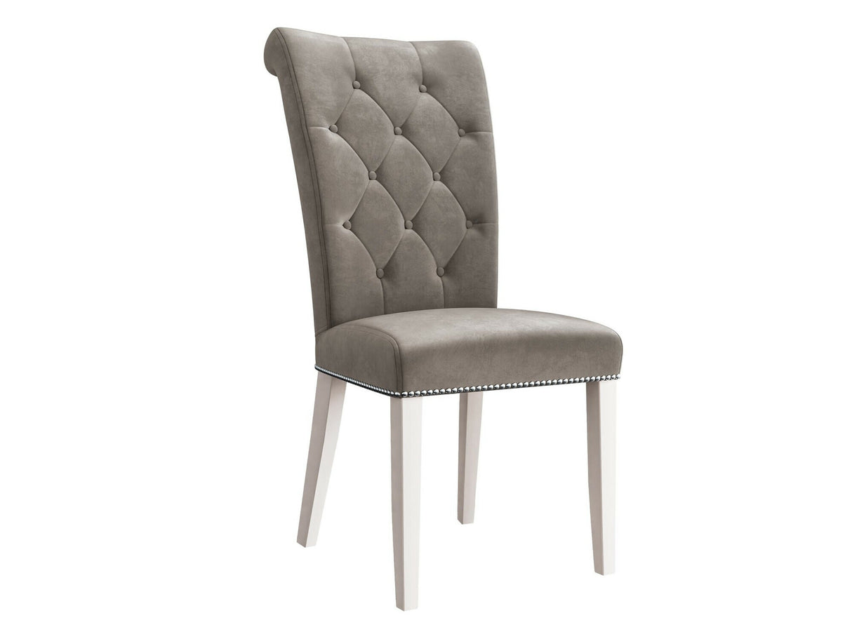 Szék Krzesło CHRISTINA, Szín: Magic Velvet 2209, Lábak színe: Fehér