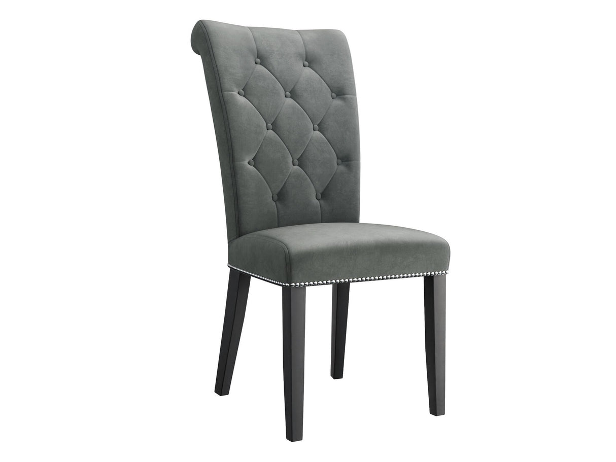 Szék Krzesło CHRISTINA, Szín: Magic Velvet 2217, Lábak színe: Fekete