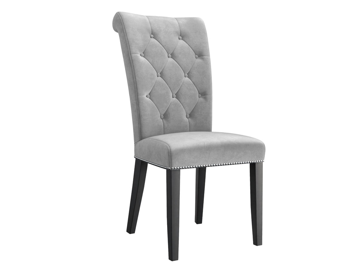 Szék Krzesło CHRISTINA, Szín: Magic Velvet 2240, Lábak színe: Fekete