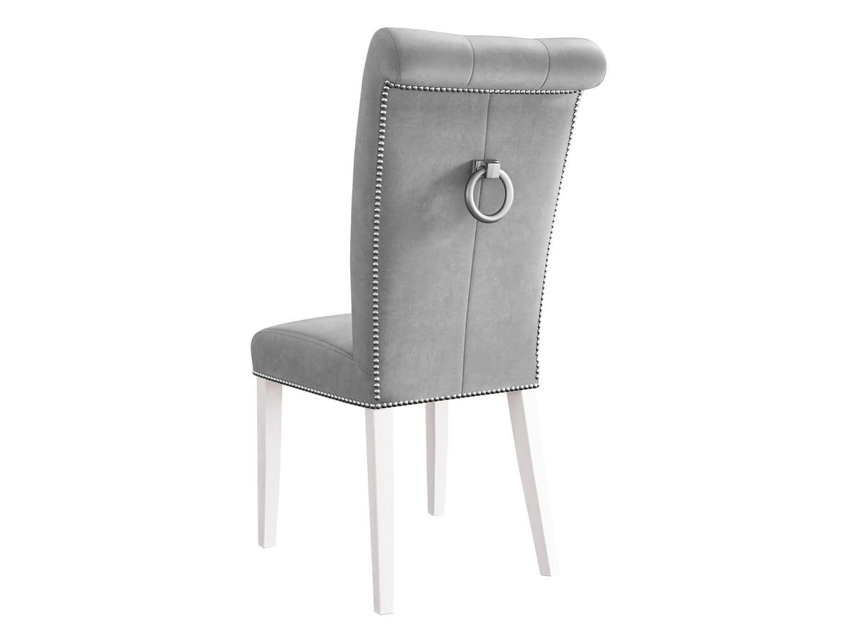 Szék Krzesło CHRISTINA, Szín: Magic Velvet 2240, Lábak színe: Fehér