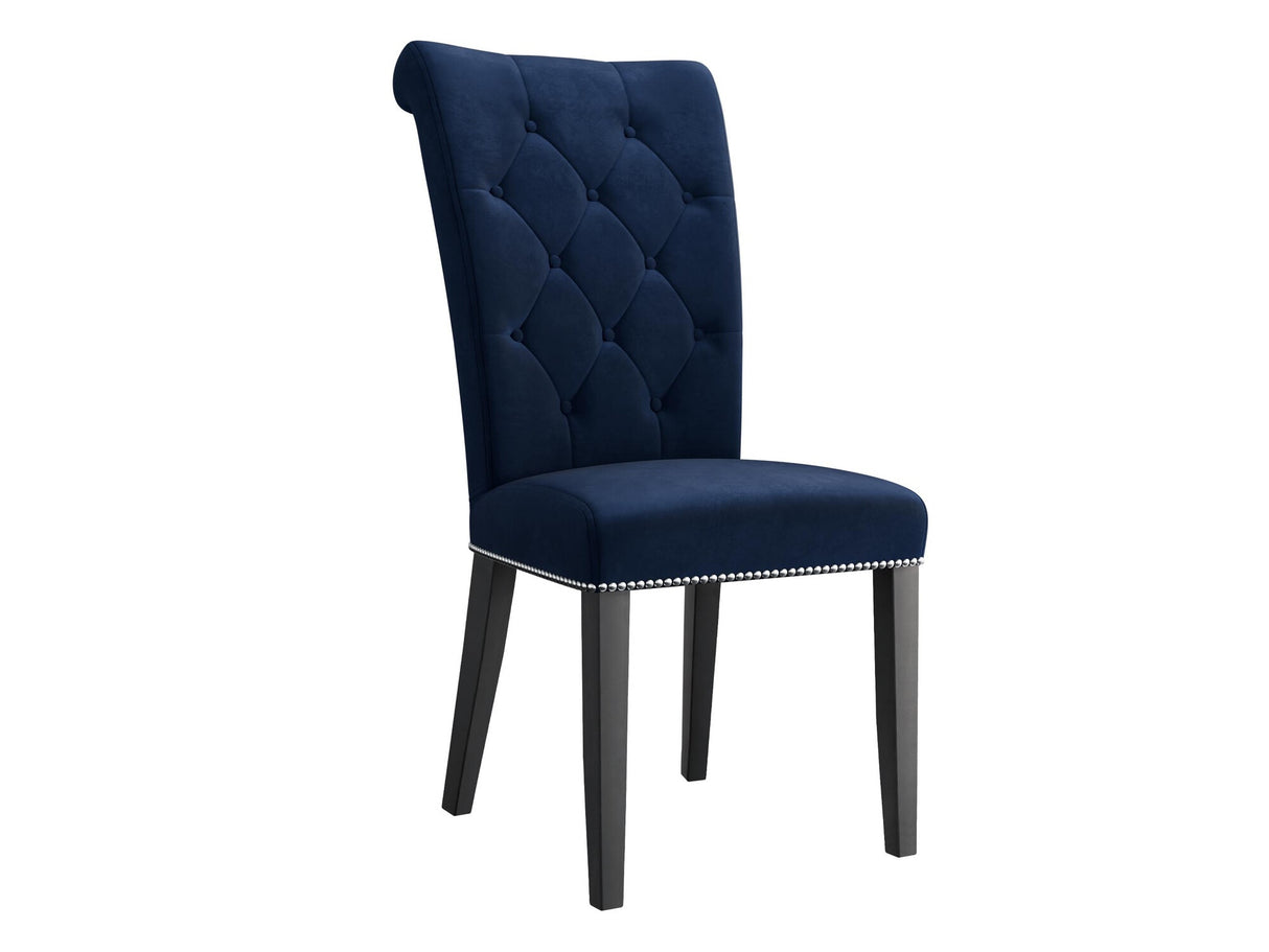 Szék Krzesło CHRISTINA, Szín: Magic Velvet 2216, Lábak színe: Fekete