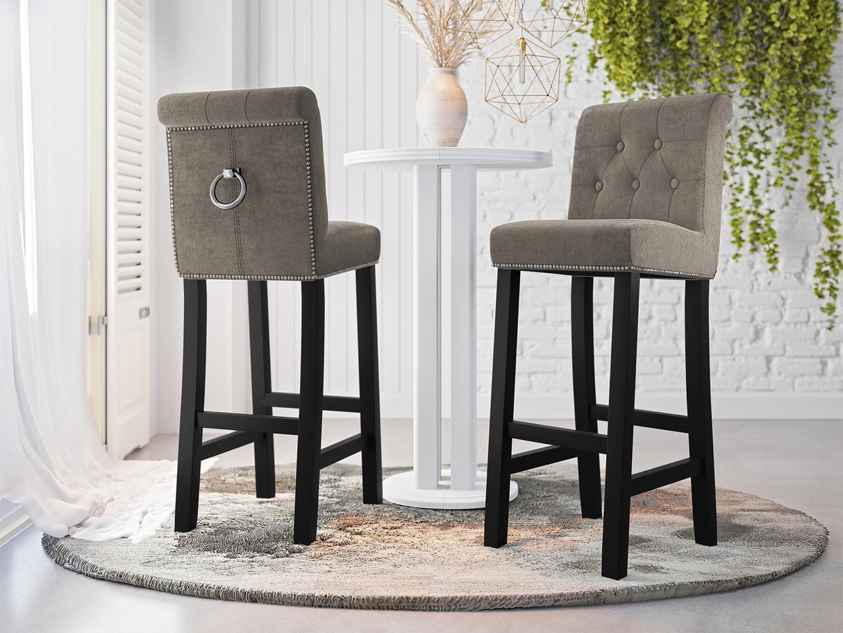 Bárszék Hoker CHRISTINA, Szín: Fekete + Magic Velvet 2209