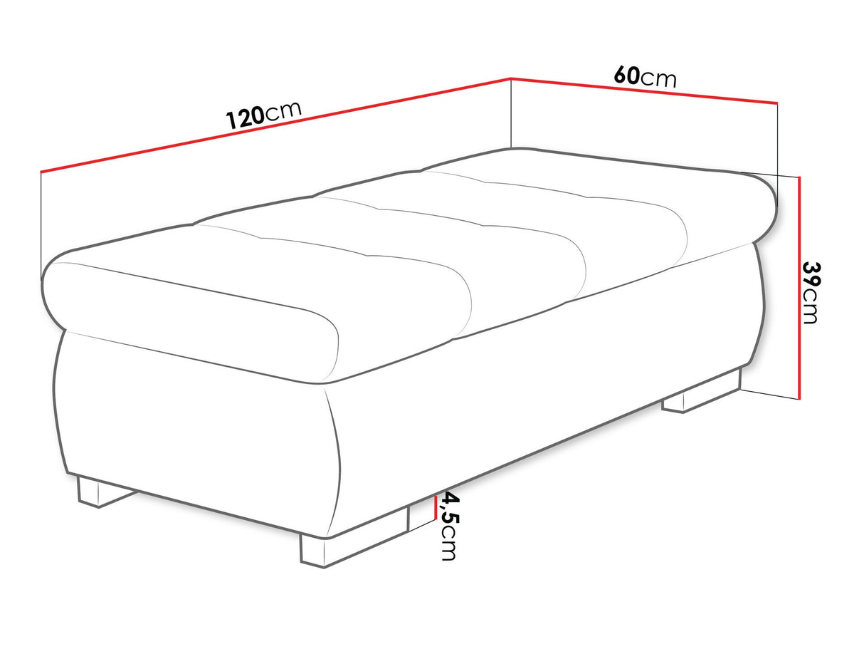 Puha pad Orkan D (Herkules), Szín: Sicuro 65