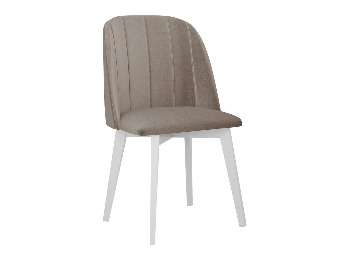 Szék Krzesło MONTI 3 PIK PROSTY, Kárpit: Riviera 16, Fa színe: Fehér