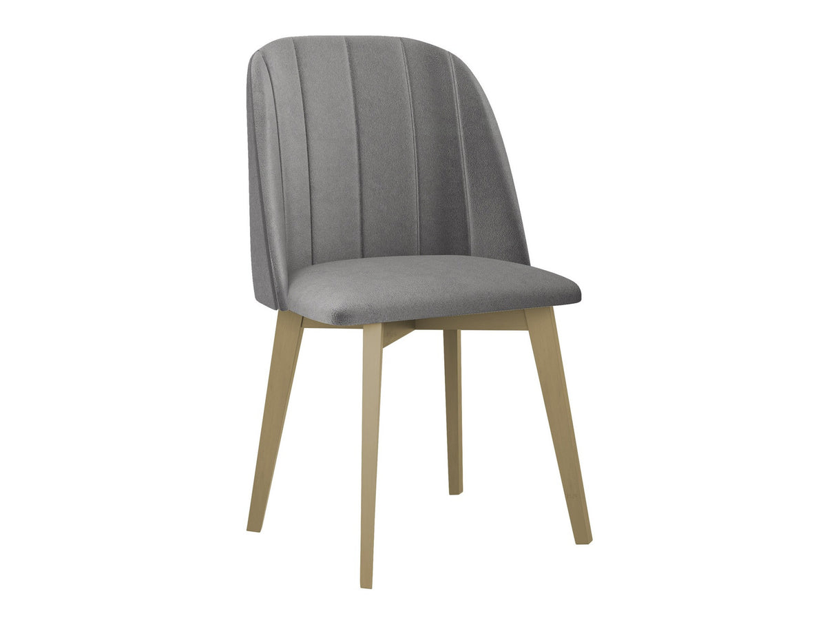 Szék Krzesło MONTI 3 PIK PROSTY, Kárpit: Riviera 91, Fa színe: Sonoma tölgy