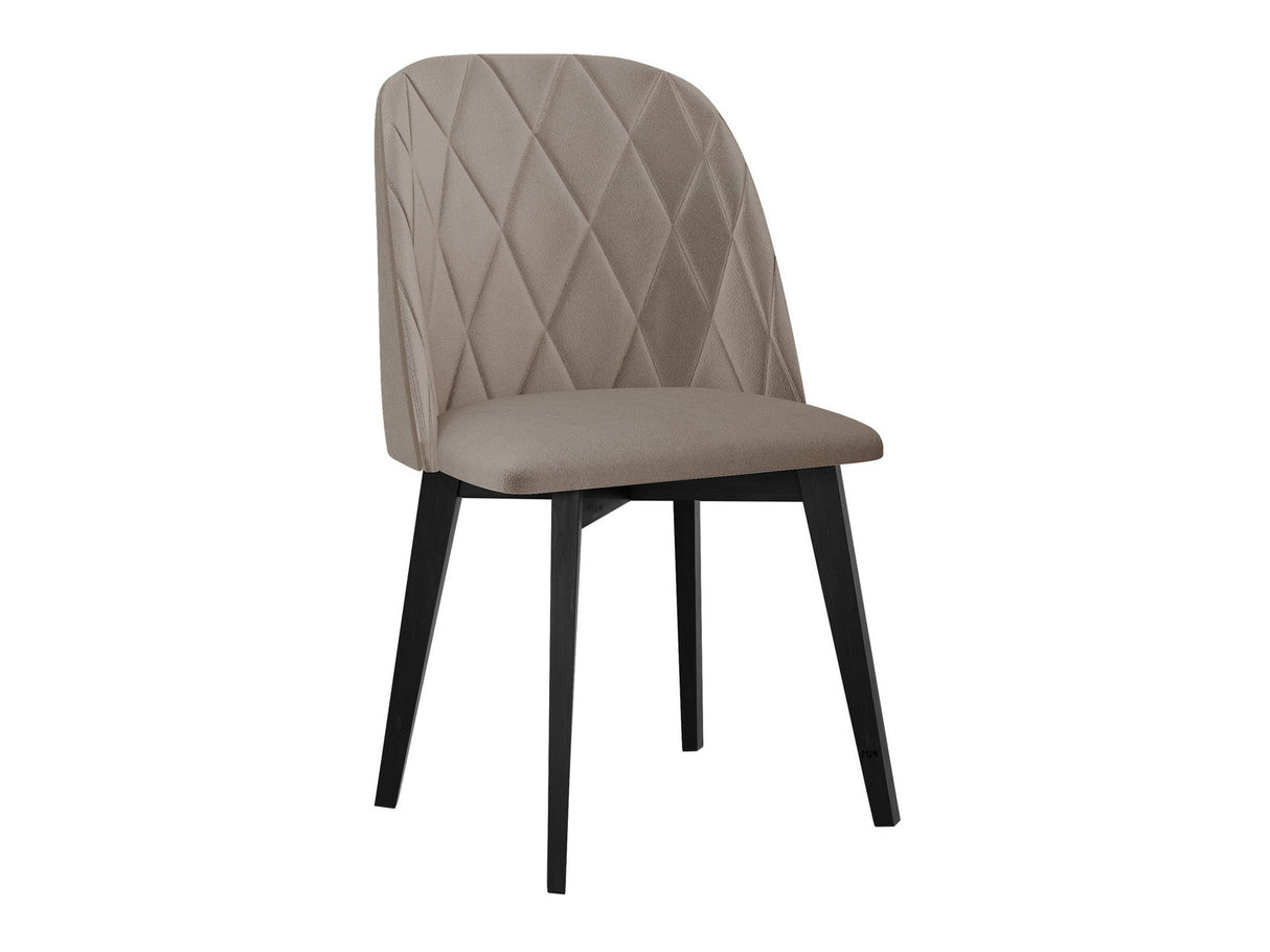 Szék Krzesło MONTI 3 PIK ROMB, Kárpit: Riviera 16, Fa színe: Fekete