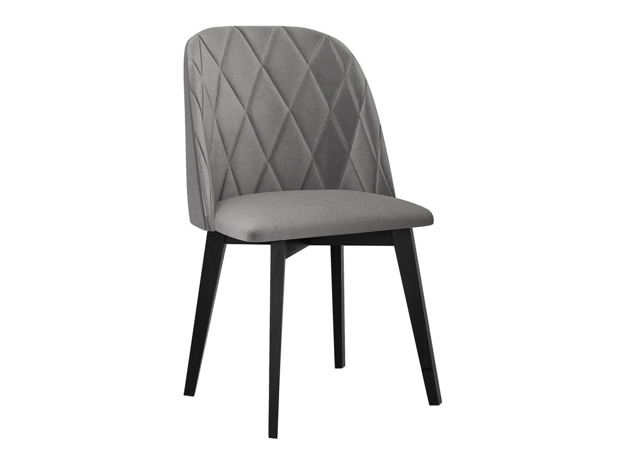 Szék Krzesło MONTI 3 PIK ROMB, Kárpit: Riviera 91, Fa színe: Fekete