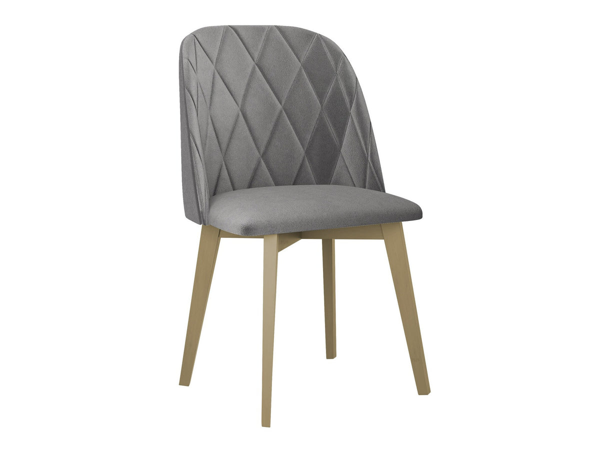 Szék Krzesło MONTI 3 PIK ROMB, Kárpit: Riviera 91, Fa színe: Sonoma tölgy