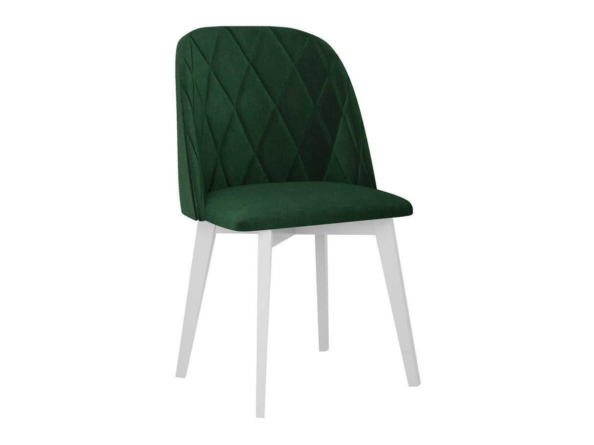 Szék Krzesło MONTI 3 PIK ROMB, Kárpit: Riviera 38, Fa színe: Fehér