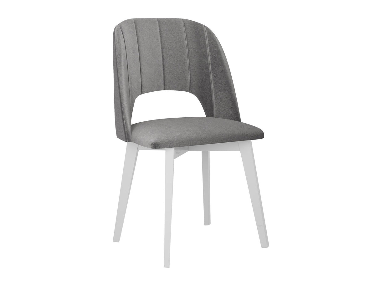 Szék Krzesło MONTI 4 PIK PROSTY, Kárpit: Riviera 91, Fa színe: Fehér