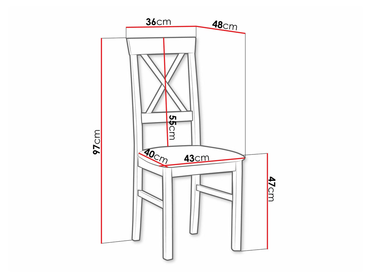 Szék Krzesło NILO 14, Kárpit: Riviera 16