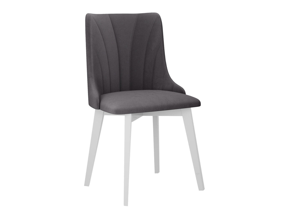 Szék Krzesło MONTI 5 PIK MUSZELKA, Kárpit: Riviera 97, Fa színe: Fehér