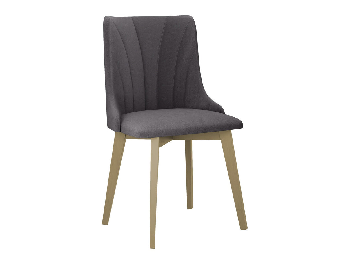 Szék Krzesło MONTI 5 PIK MUSZELKA, Kárpit: Riviera 97, Fa színe: Sonoma tölgy