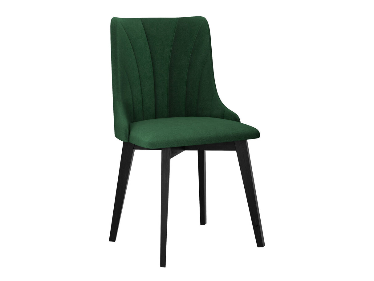 Szék Krzesło MONTI 5 PIK MUSZELKA, Kárpit: Riviera 38, Fa színe: Fekete