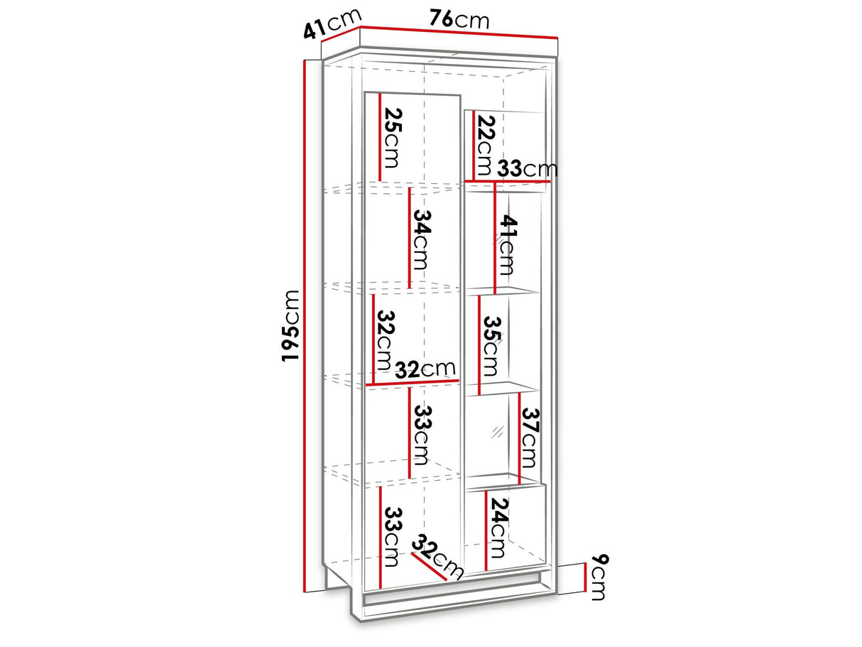Könyvespolc 1D1W Quant QA-03