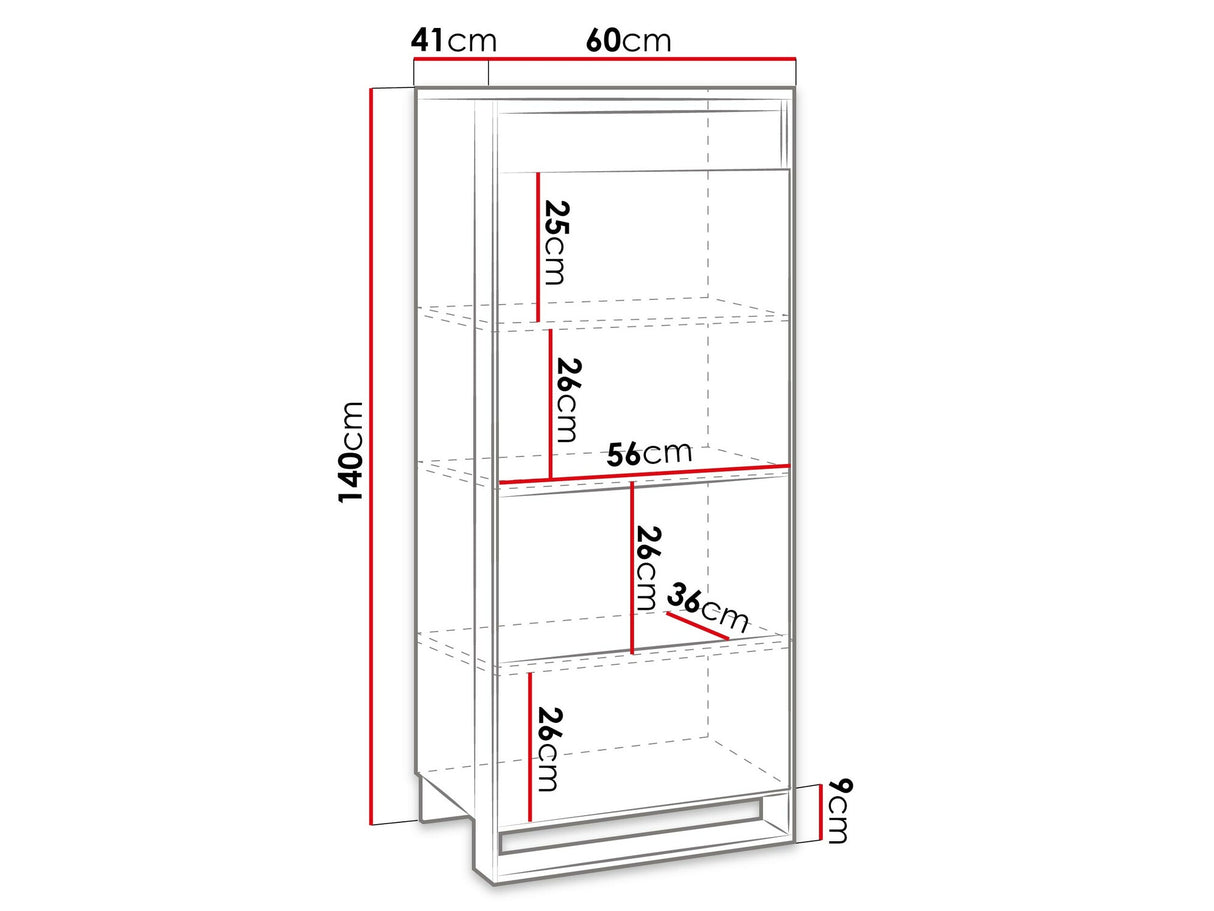 Szekrény 1D Quant QA-07