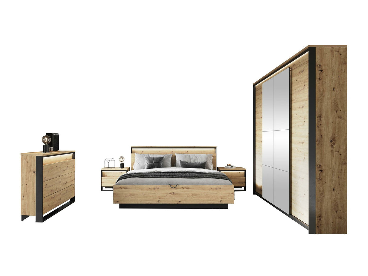 Hálószoba garnitúra QUANT I, Alvó felület mérete: 160 x 200 cm