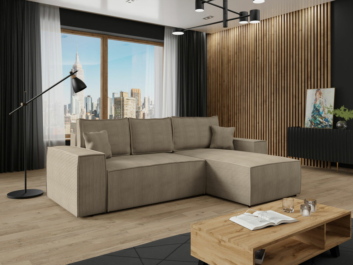 Sarokkanapé Malaga (Maryn) L, Szín: Poso 02, Változatok: Jobbos