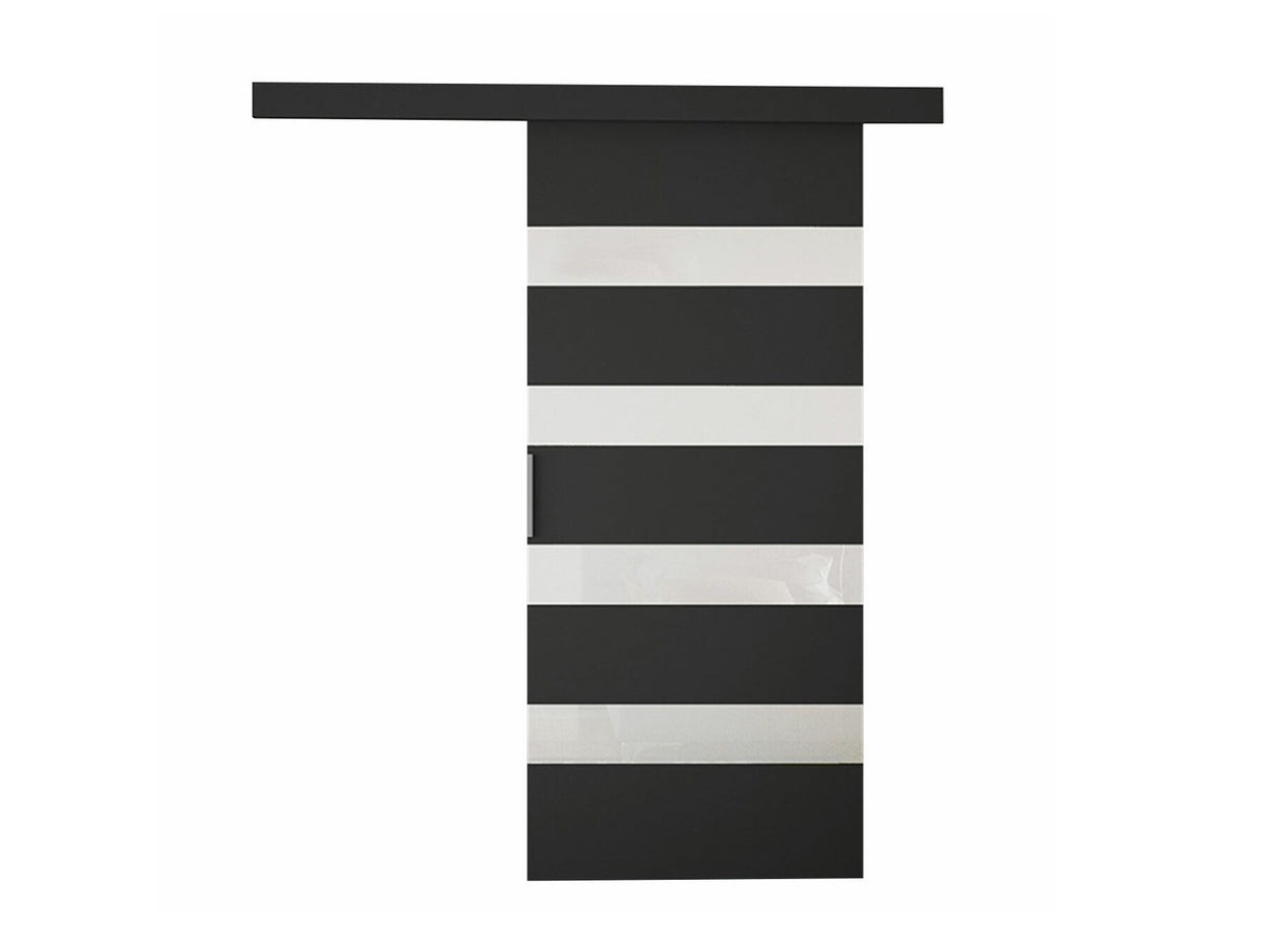 Tolóajtók Drzwi przesuwne LEO V + samodomykacz, Szín: Fekete + Fehér