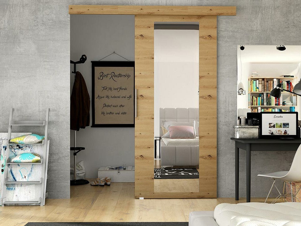 Tolóajtók Drzwi przesuwne RUBI IV + samodomykacz, Szín: Artisan tölgy